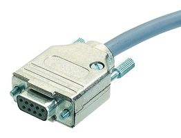 09670250343 - D Sub Backshell, DB, 180 Degrees, Metal Body