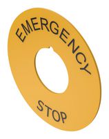 704.963.6 - Emergency Stop Push Button Switch Legend