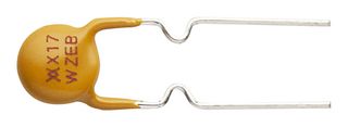 RHEF100-2 - Resettable Fuse, PPTC, PolySwitch RHEF Series, 30V DC, 1A, 1.8A, 5.2s, Round