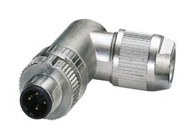 1424684 - Sensor Connector, PROFINET CAT5, M12 Push-In, M12, Male, 4 Positions, Push In Pin