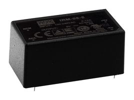 IRM-05-12 - 12V, 420mA, 5W, PCB Mount AC to DC Power Supply