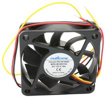 MC002103 - DC Axial Fan, 12V DC, Hydro Wave Bearing, 4500rpm, 18.6CFM, 60x60x15mm