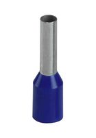 3200522 - Wire Ferrule, Single Wire, 14 AWG, 2.5 mm², 8 mm, Blue, COMBICON
