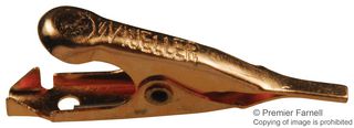 BU-34C - Copper Smooth Jaw Micro Crocodile Clip, 5A