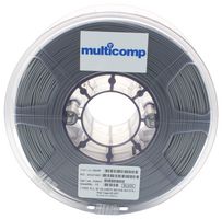 MC002552 - 1.75mm PLA Filament for 3D Printer, Silver, 1kg