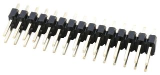 2213S-30G - 2.54mm Pin Header, 2 Row, 30 Way, Vertical