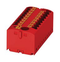 3273334 - Panel Mount Barrier Terminal Block, 24 A, 500 V, 7 Pole, 3, Push In, 12 AWG