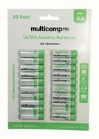 MP-PE000001 - Ultra Alkaline AA Batteries, 20 Pack