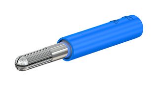 24.0163-23 - Plug Adaptor, 4mm, 1kV, 25A, Blue