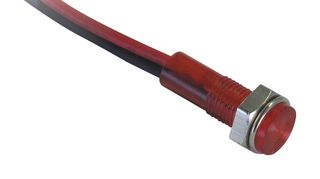 MCR9-119L1-11-RR3 - LED Panel Mount Indicator, Red, 12 VDC, 5.2 mm, 20 mA, 20 mcd