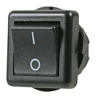 MCR13-136A-05 - Switch, Rocker, Off On,  SPST, Black, 0/1 Markings