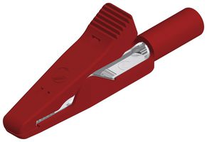 930319101 - 2mm Crocodile Clip, Red, 6A