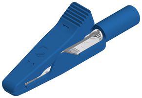 930319102 - 2mm Crocodile Clip, Blue, 6A