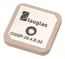 CGGP.25.4.E.02 - Linear Polarisation Patch Antenna, 1.602GHz, 1.8 VSWR, 5.46dBi Gain, 50ohm, , Adhesive