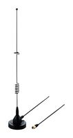 GA.110.101111 - Linear Polarisation Magnetic Whip Antenna, 2.4GHz to 2.7GHz, 2.9dBi Gain, 50ohm