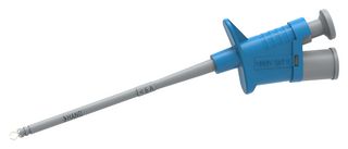 72-14318 - Flexible Pincer Clip with 4mm Banana Jack, Blue