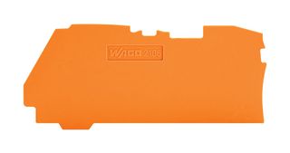 2106-1292 - 1mm End and Intermediate Plate, 2 Conduct Terminal Blocks