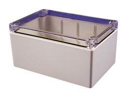 1554T2GYCL - Polycarbonate Enclosure, 119x89x180mm, Grey, IP68
