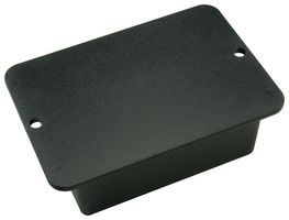PBL2 - Black ABS Enclosure with Flanged Base - 84x72x32mm