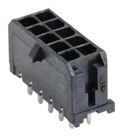 43045-1028 - Pin Header, Power, 3 mm, 2 Rows, 10 Contacts, Through Hole Straight, Micro-Fit 3.0 43045