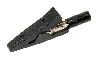 BU-109-0. - Minature Crocodile Clip, 10A, Black