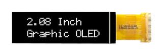 MCOT256064DY-WM - OLED Graphic Display Module, 256x64, White on Black, 3V, I2C, PArallel, SPI