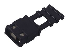 M7682-05 - 2.54mm 0.1" Shorting Link with Handle, 14mm, Black