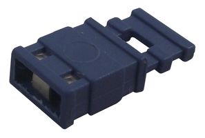 M7687-05 - 2.54mm 0.1" Shorting Link with Handle, 10mm, Blue