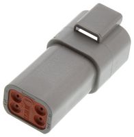DT04-4P-C015 - Automotive Connector Housing, DT, Socket, 4 Ways, AMP DT Series Size 16 Pin Contacts
