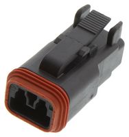 DT06-2S-P012 - Automotive Connector Housing, DT, Plug, 2 Ways, AMP DT Series Size 16 Socket Contacts