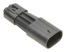 207778-0002 - Squba Connector Housing Plug, 3.6mm Pitch, 2 Pin