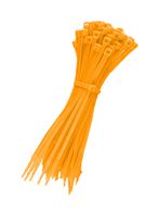 PELB0151 - Cable Ties, 100mm x 2.5mm, Orange, Pack of 100
