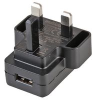 MP001980 - UK Plug AC/DC Power Supply with USB, 5V DC, 1A, 5W, 1 Port, 1x USB A