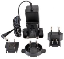 MP001982 - Interchangeable AC/DC Power Supply, 12V DC, 1A, 12W, 2.1mm Right Angled DC Plug