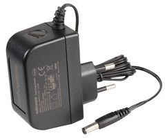 MP001991 - Euro Plug AC/DC Power Supply, 12V DC, 1.5A, 18W, 2.1mm DC Plug