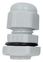 PELB0285 - Nylon Cable Gland, PG11, 5-10mm Cable Range, White, IP68