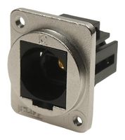 CP30217M3 - Toslink Feedthrough Connector, Metal, Silver, Plain Holes