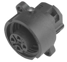 C016 10G006 000 12 - Socket, Panel, Crimp, 6 Pole+E Way