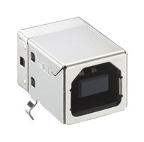 2411 07 - USB Type B 2.0 USB Right Angle Connector Socket Chassis, 4 Ways