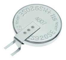 MS920T-FL27E - MS920T 3V Lithium Button Cell Battery, 2-Pin Vertical PCB Mount