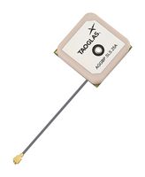 AGGBP.SLS.25A.07.0060A - Right Hand Circular Patch RF Antenna, Patch, 1.561GHz to 1.602GHz, I-Pex Connector, 1.67dBi