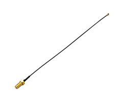 SMA Bulkhead Jack to 90 Degree U.FL Plug, 50 ohm, 1.13mm Coax Cable ...