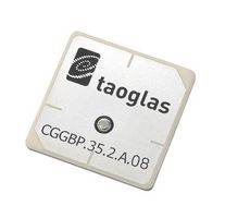 CGGBP.35.2.A.08 - Patch RF Antenna, 1.561 GHz to 1.602GHz, Adhesive / Pin, 4.587dBi
