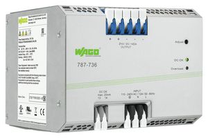 787-736 - Eco DIN Rail Power Supply, 1 Phase, 24V DC, 40A, 960W