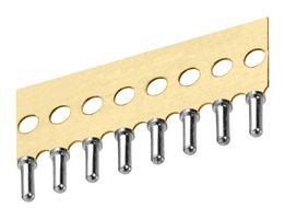 D01-9900801 - IC & Component Socket, 8 Contacts, SIP Socket, 2.54mm, D01, Beryllium Copper