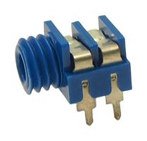 CL1384L - 3.5mm Mono Jack Socket, Panel Mount, PCB, Blue