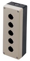 FB3W-512Z - 5 Hole Swtich Control Centre Enclosure, Polycarbonate, IP65, 200mm x 76mm x 59.7mm