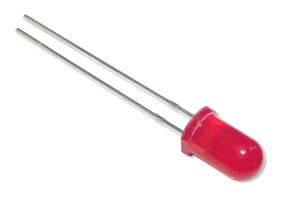 MP008011 - LED, Super Red, T-1 3/4, 5mm, 12mA, 12V, 640nm