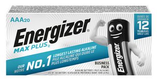 E301322900 - AAA Alkaline Max Plus Batteries, 20 Pack