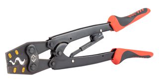 T3676A - Ratchet Crimping Pliers for Bell Mouth Ferrules, 6mm - 25mm² AWG 10 - 4